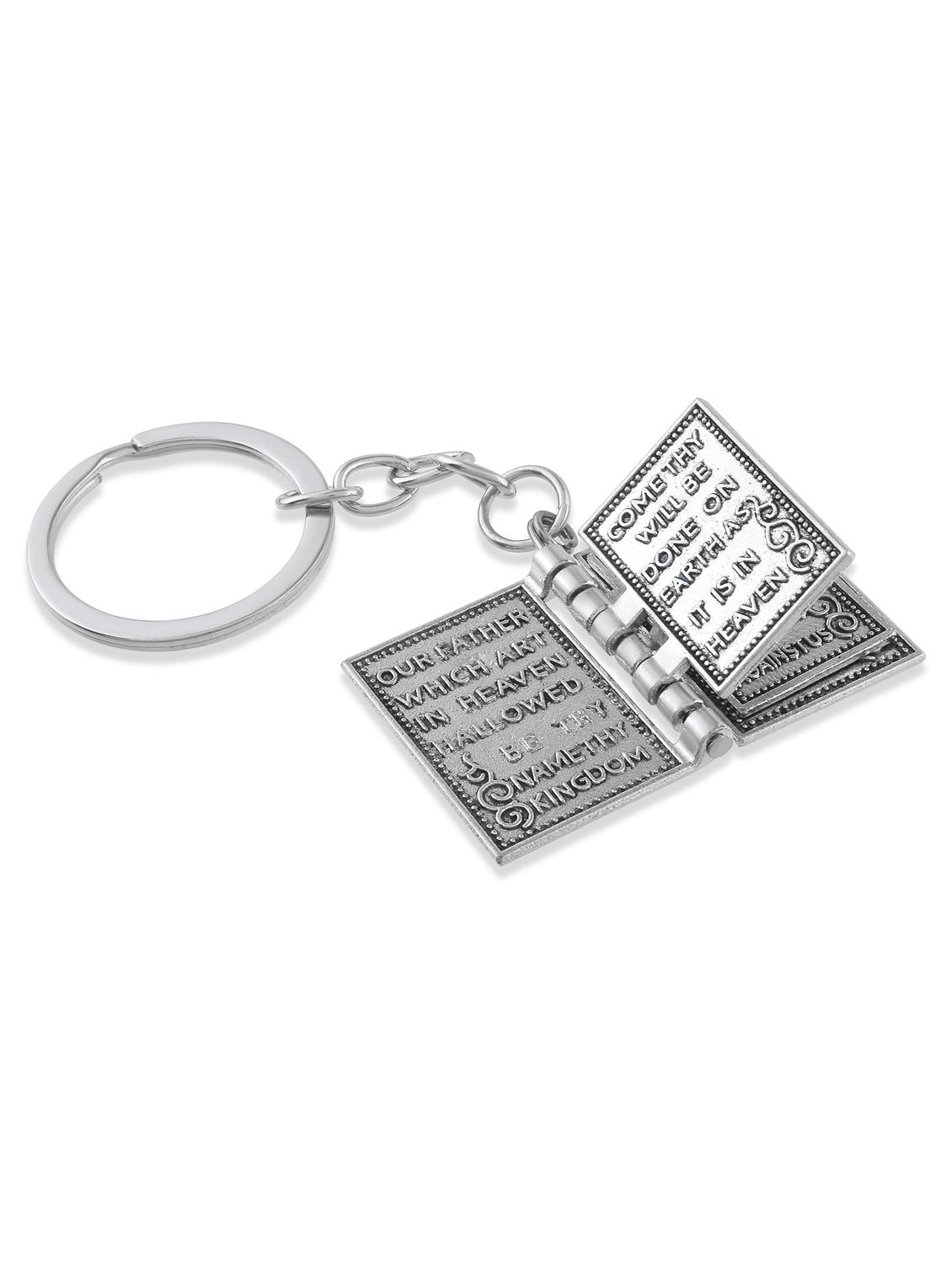 memoir silver holy bible keychain - 21923888 - Standard Image - 3