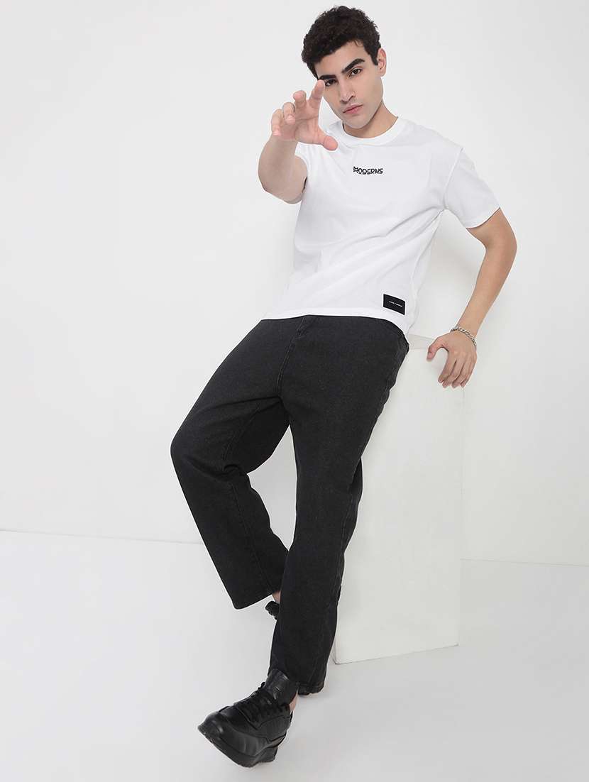 men solid short sleeves loose fit t-shirt - 21923912 -  Standard Image - 5