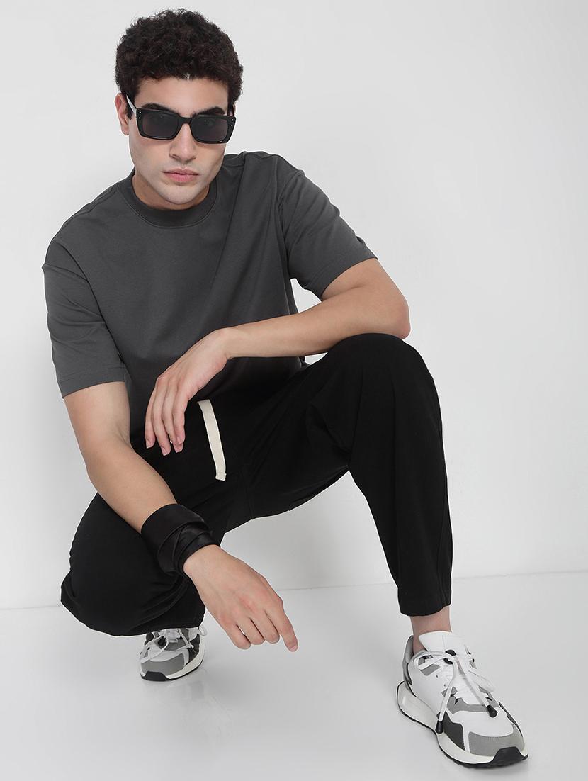 men solid short sleeves loose fit t-shirt - 21923916 - Standard Image - 5