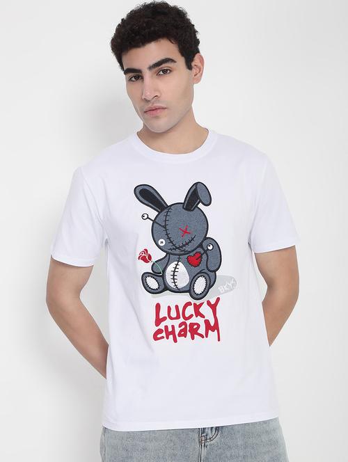 men printed short sleeves regular fit t-shirt - 21923919 -  Standard Image - 0