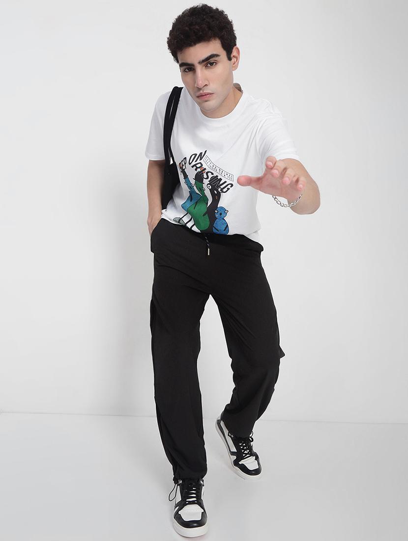 men printed short sleeves loose fit t-shirt - 21923922 - Standard Image - 5