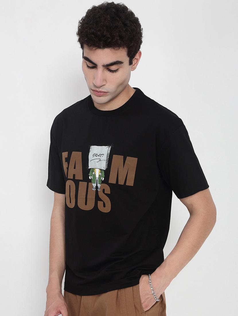 men printed short sleeves loose fit t-shirt - 21923924 - Standard Image - 3