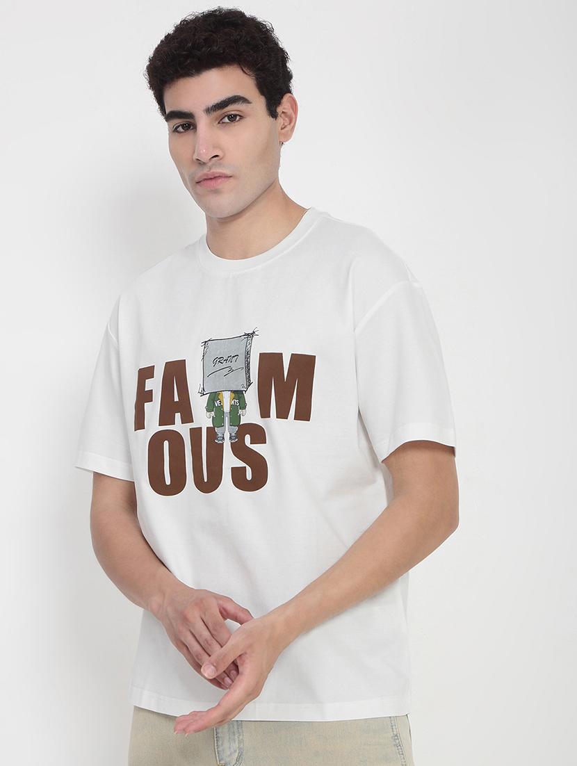 men printed short sleeves loose fit t-shirt - 21923926 - Standard Image - 3