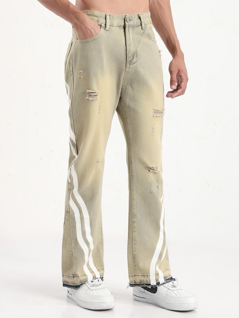 men distressed mid rise baggy jean - 21923939 - Standard Image - 3
