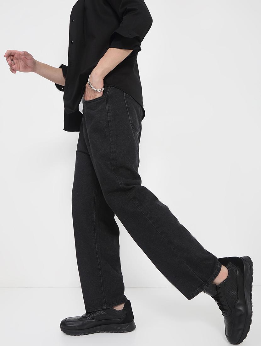 men solid mid rise straight fit jean - 21923942 - Zoom Image - 0