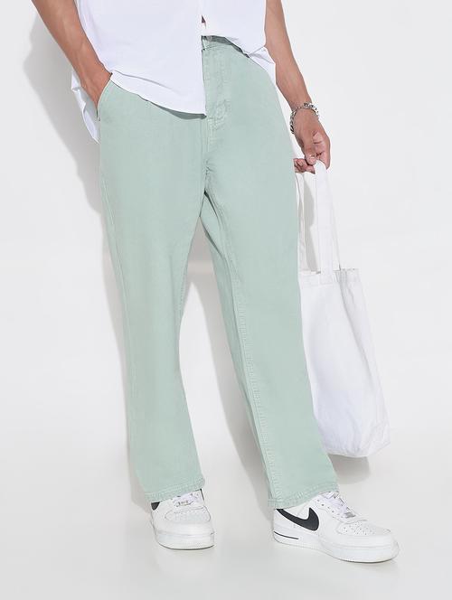 men solid mid rise straight fit jean - 21923943 -  Standard Image - 0