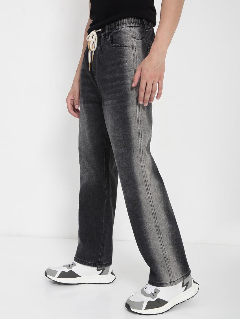 men solid mid rise straight fit jean - 21923954 - Standard Image - 3