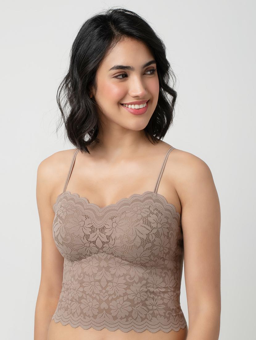 women lightly padded lace bralette - 21924032 -  Zoom Image - 0