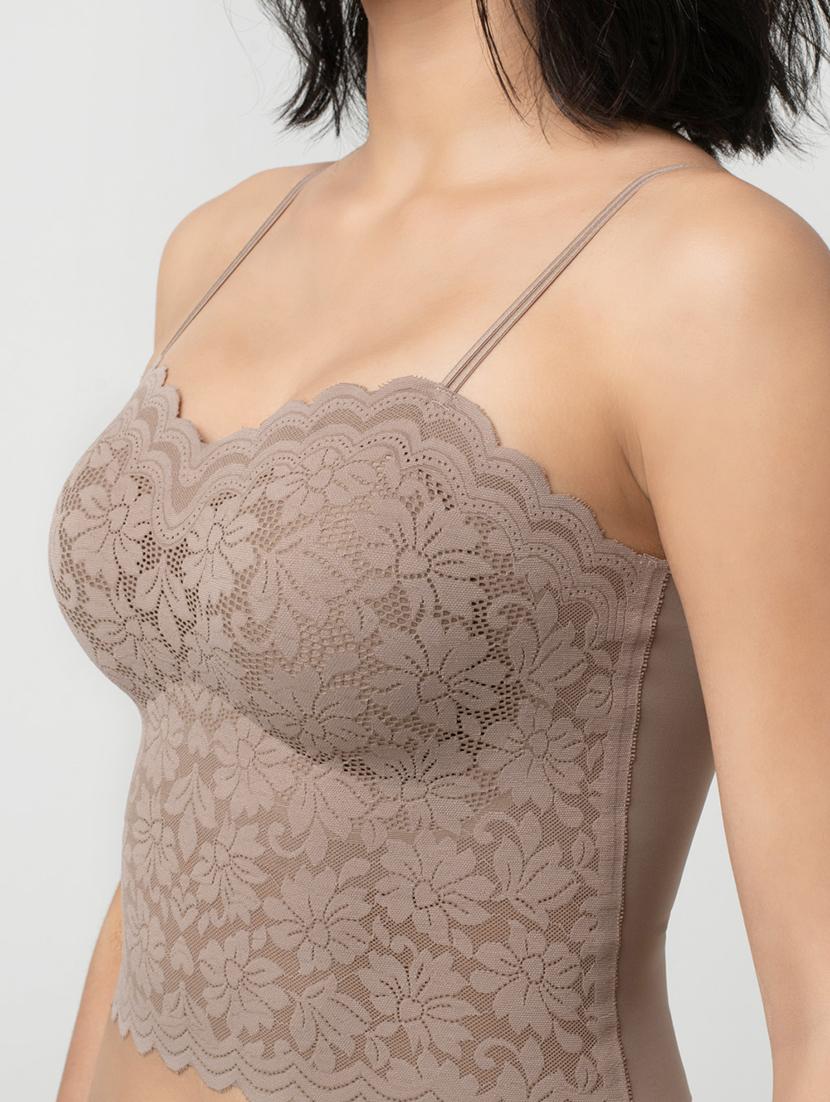 women lightly padded lace bralette - 21924032 - Standard Image - 3