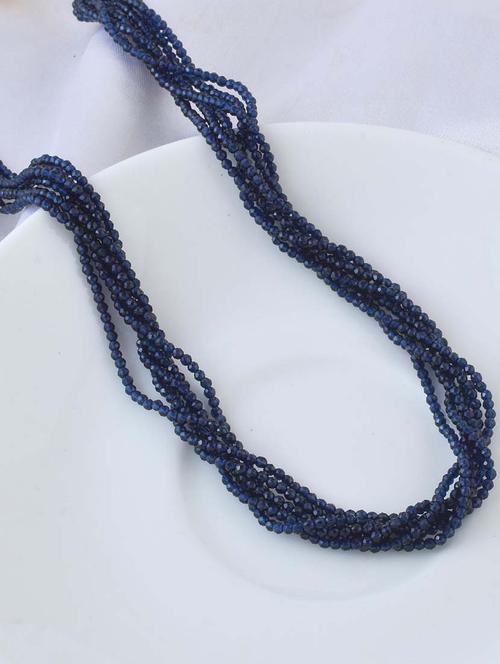 women blue crystal long necklace - 21924041 -  Standard Image - 0