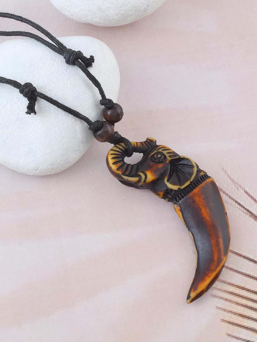 elephant shaped tribal necklace - 21924042 -  Zoom Image - 0