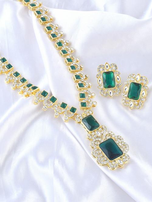 brass gold mrs ambani replica necklace set - 21924049 -  Standard Image - 0