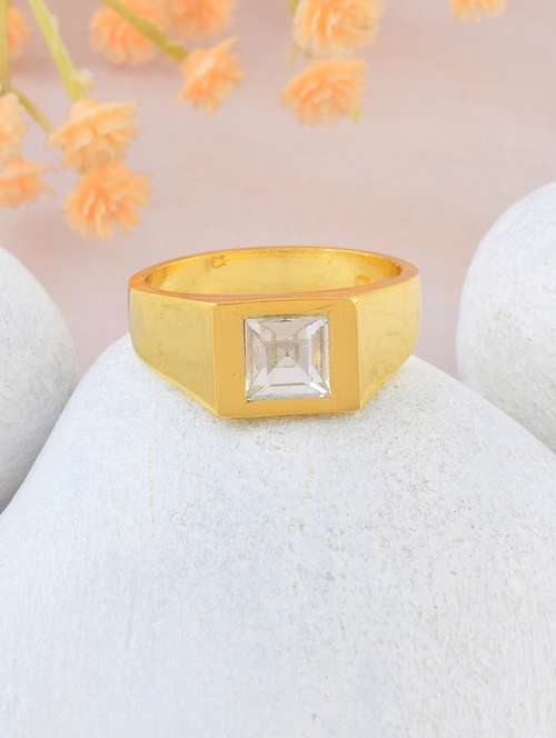 brass gold imitation finger ring - 21924065 -  Standard Image - 0