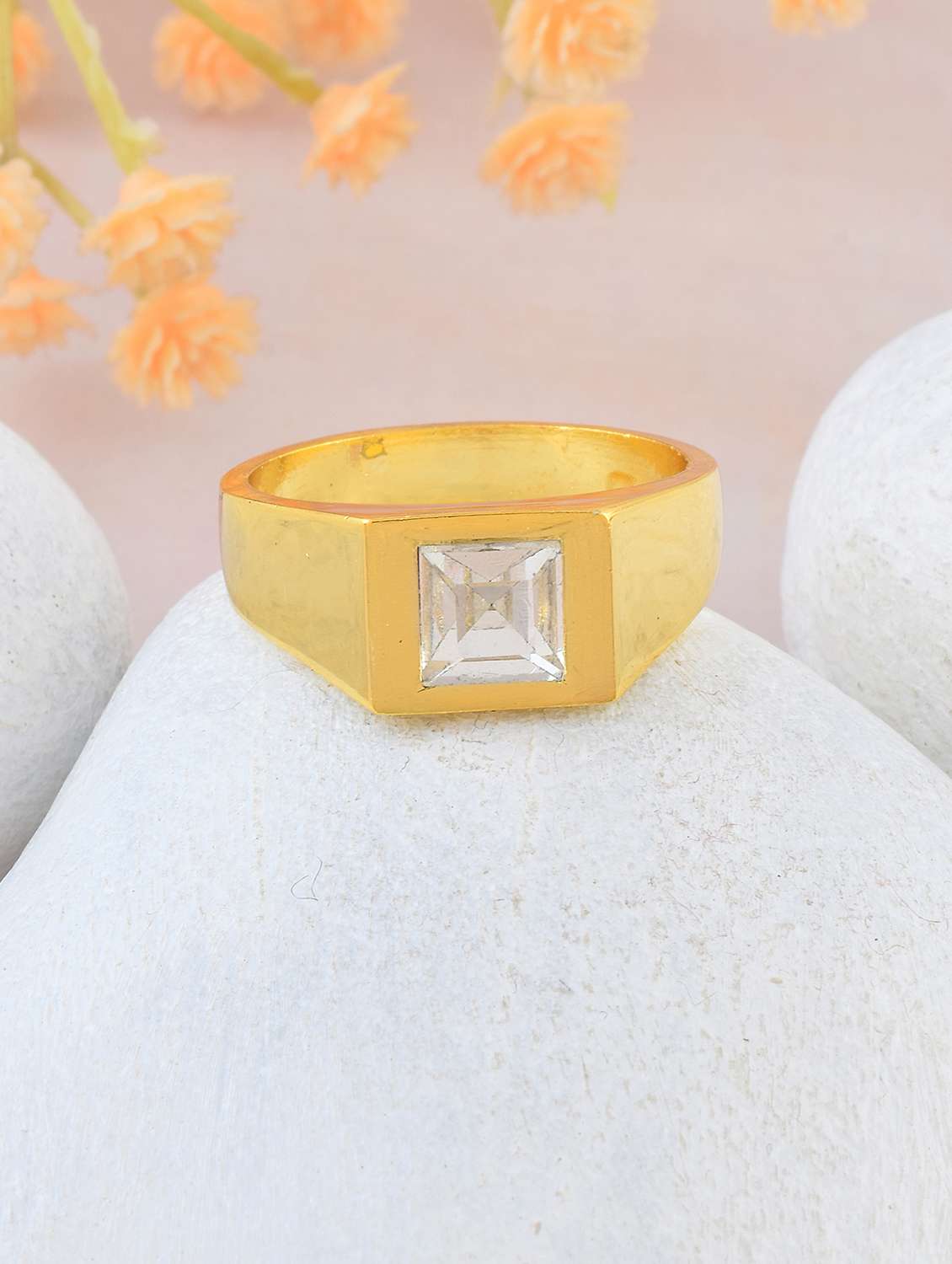 brass gold imitation finger ring