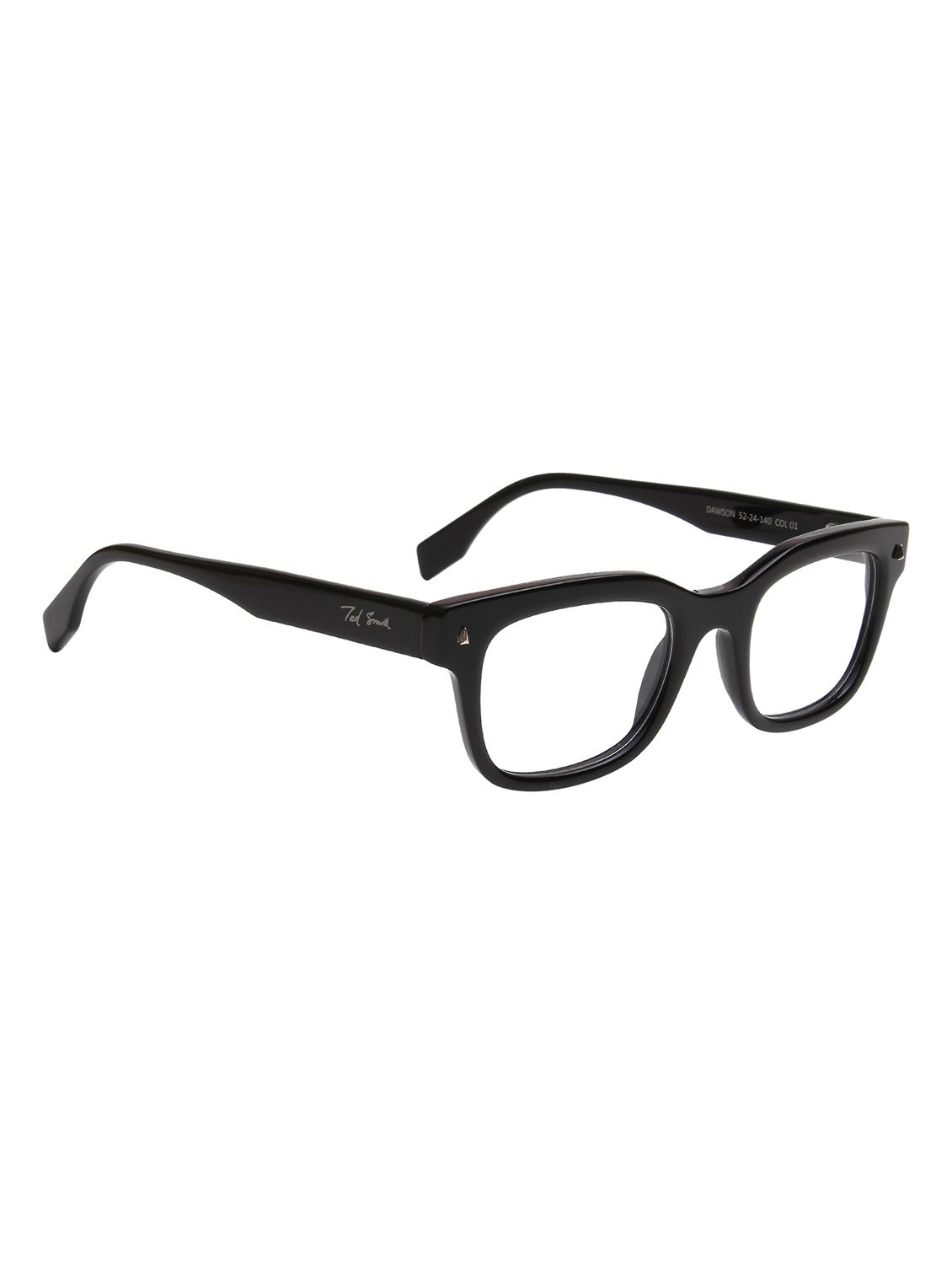 ted smith black wayfarer premium italian acetate frames for unisex - 21924269 - Standard Image - 3