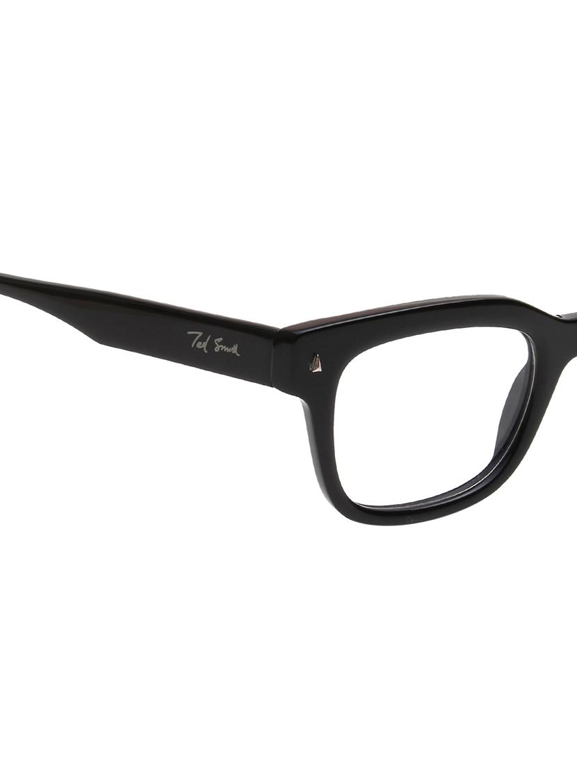 ted smith black wayfarer premium italian acetate frames for unisex - 21924269 - Standard Image - 5