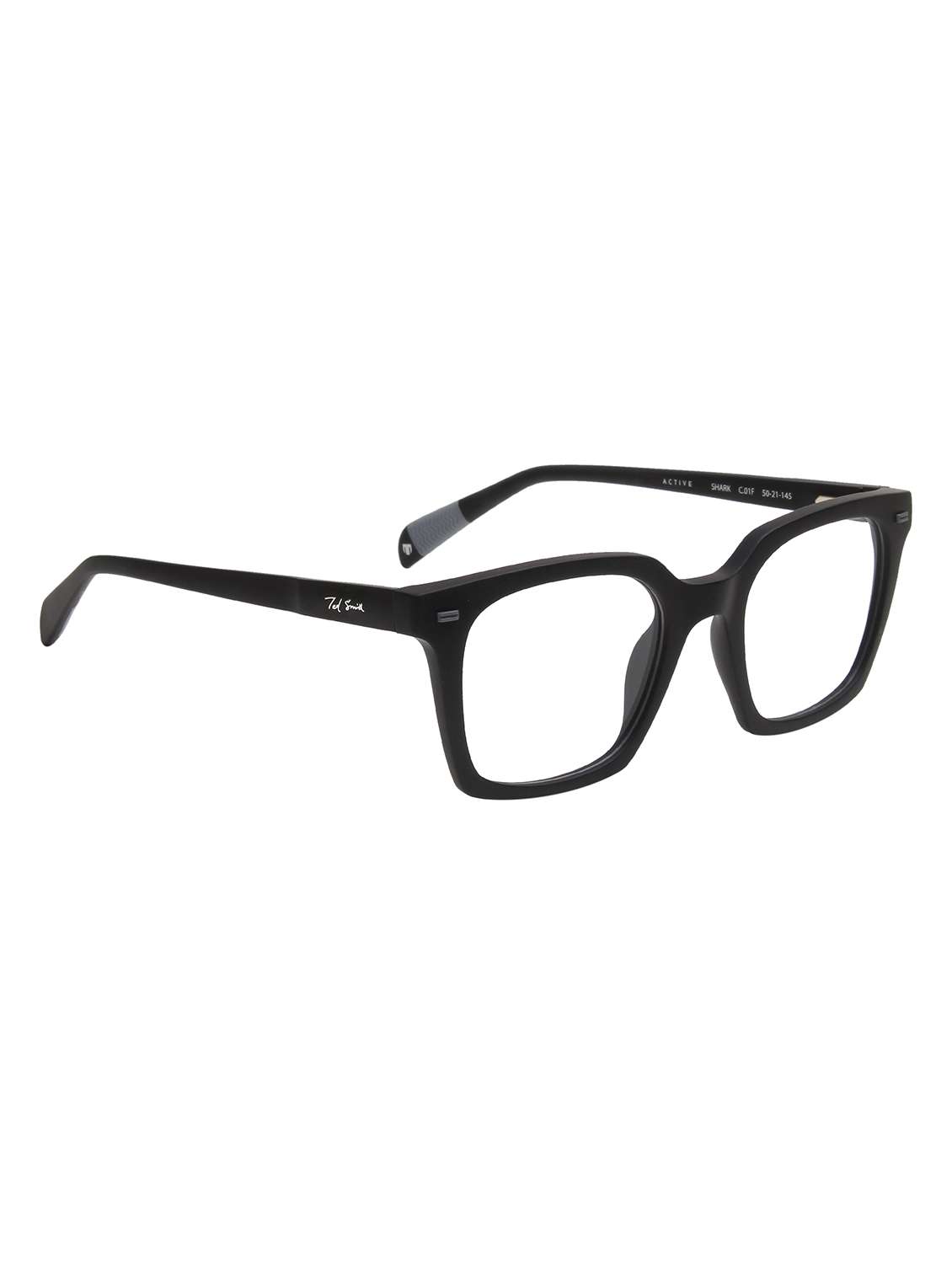 ted smith black square tr90 frames for unisex - 21924278 - Standard Image - 3