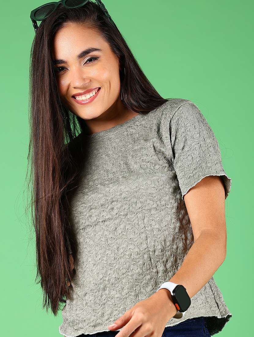 women self designed short sleeves top - 21924536 - Zoom Image - 0