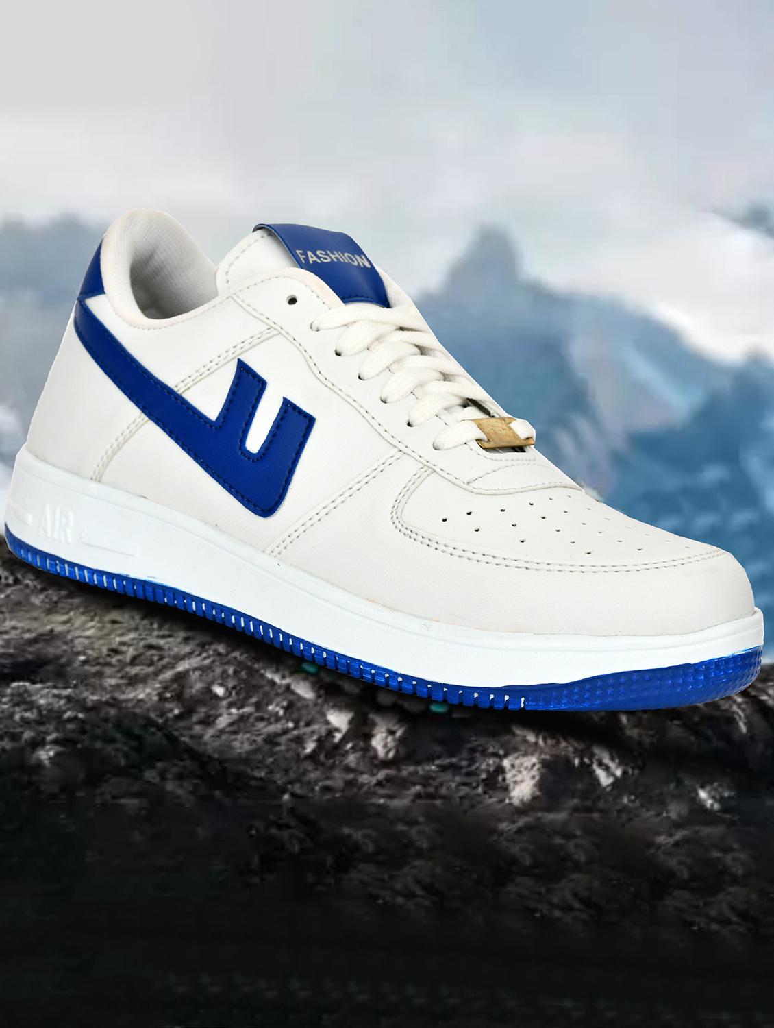 men white solid lace up sneaker  - 21924664 -  Zoom Image - 0