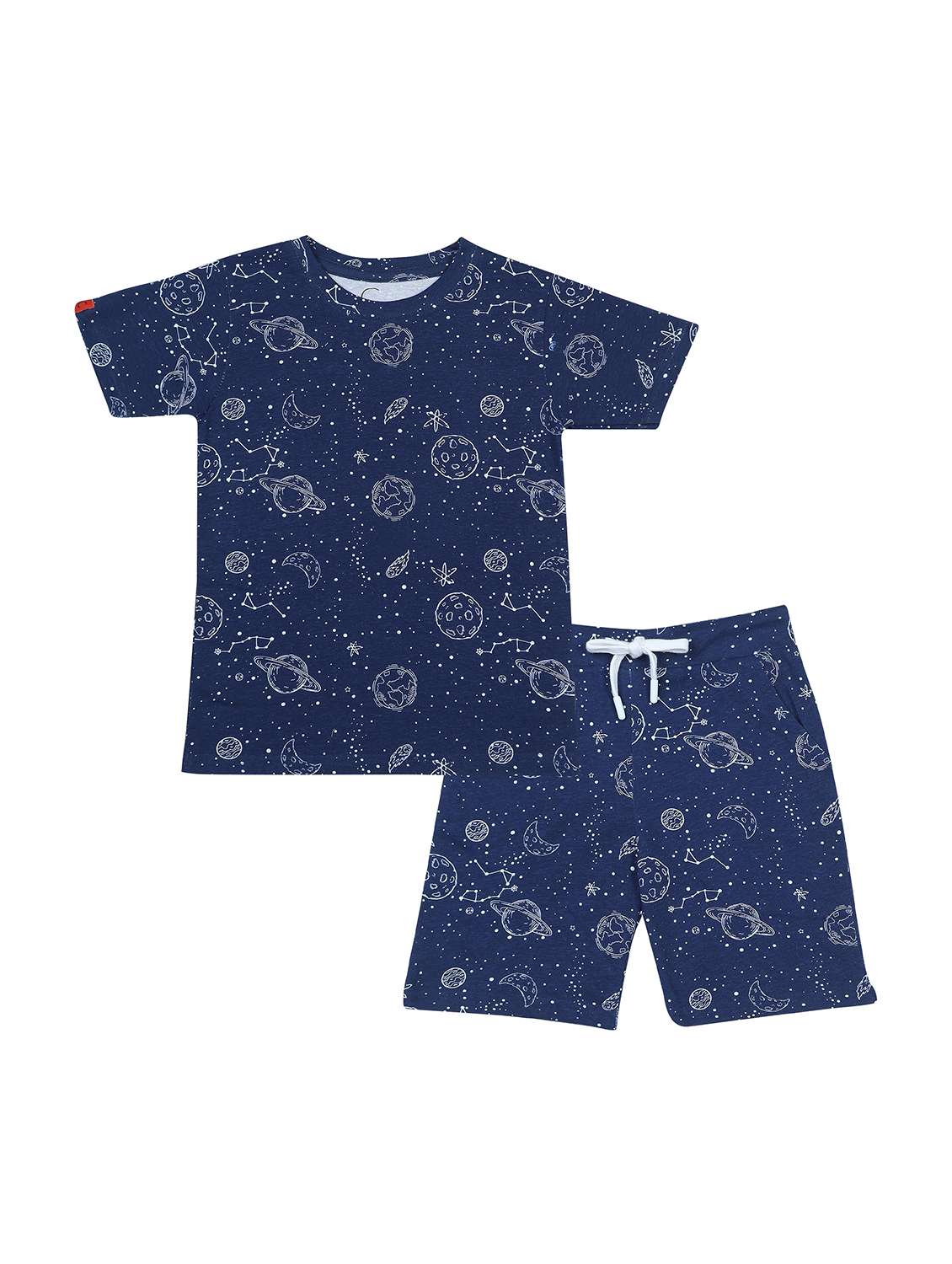boys printed short sleeves co-ord set