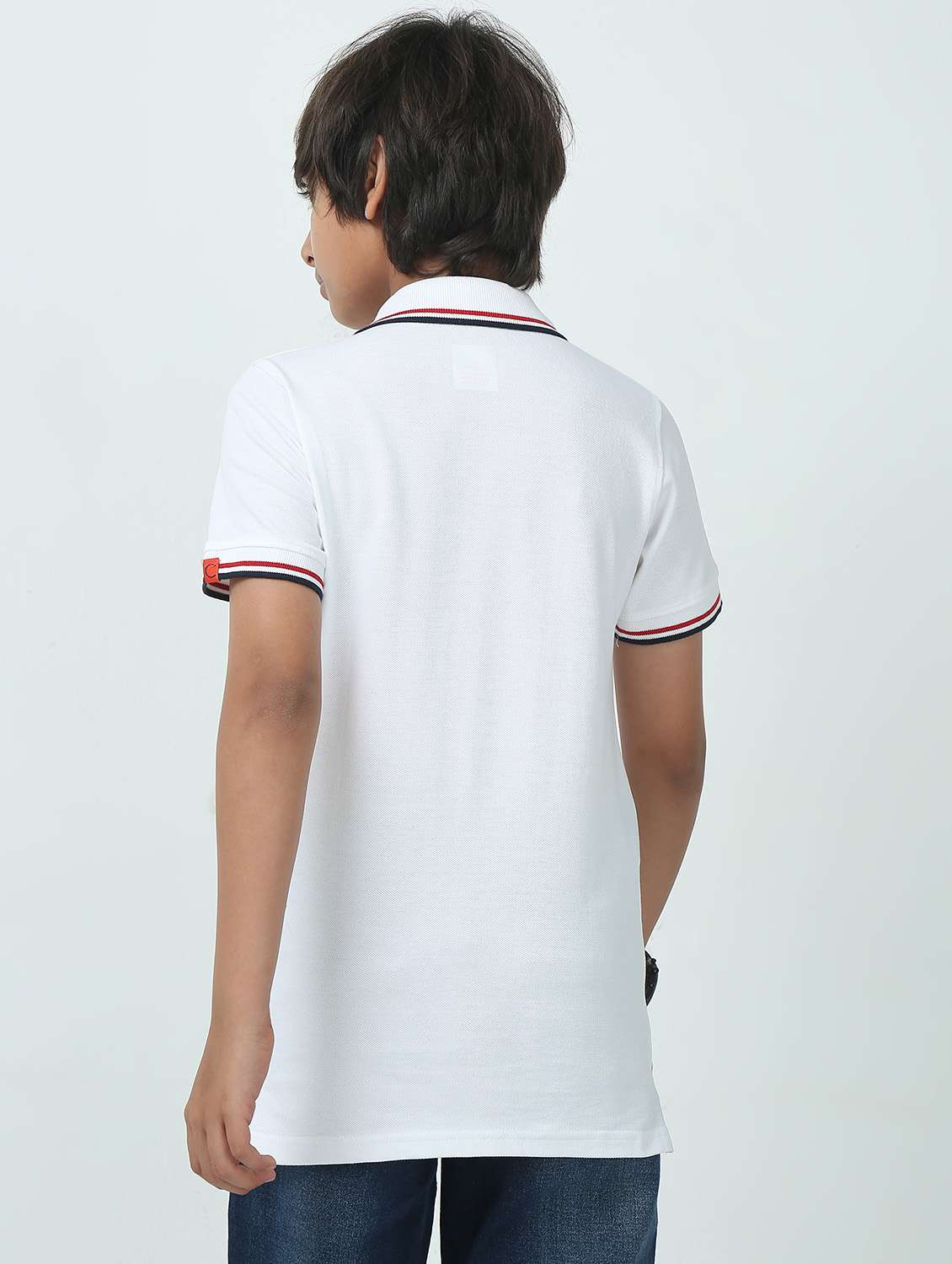 boys solid short sleeve polo t-shirt - 21924844 - Standard Image - 5