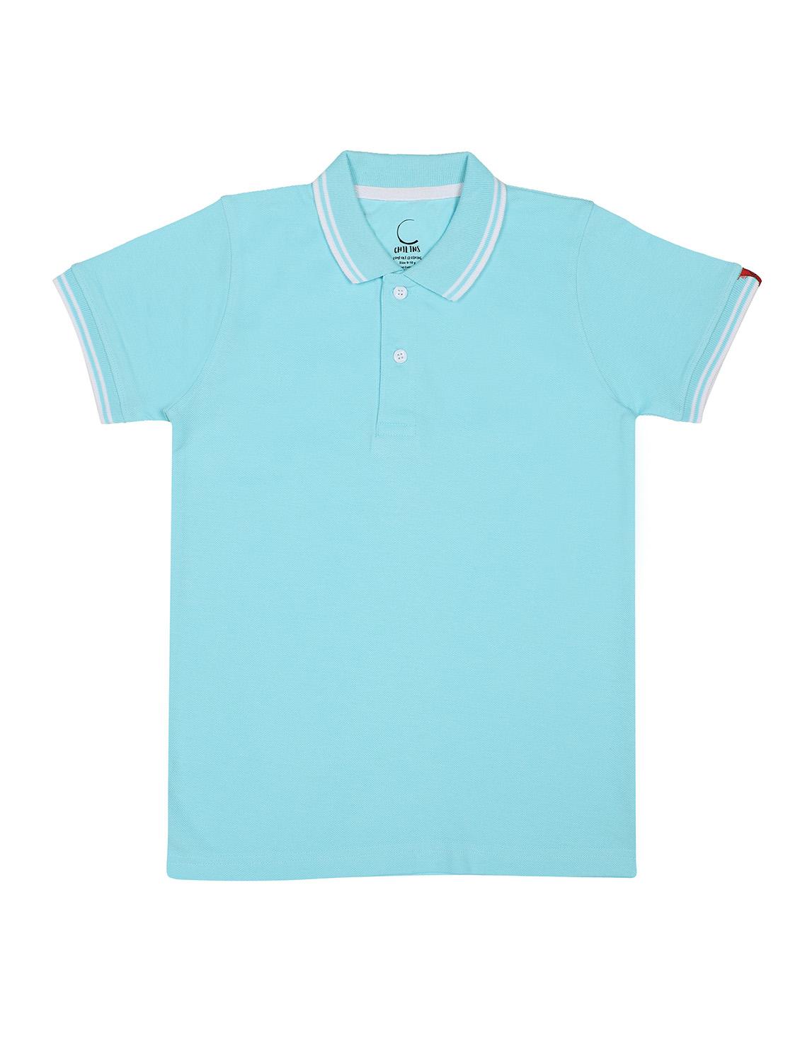 boys solid short sleeve polo t-shirt - 21924846 - Zoom Image - 0