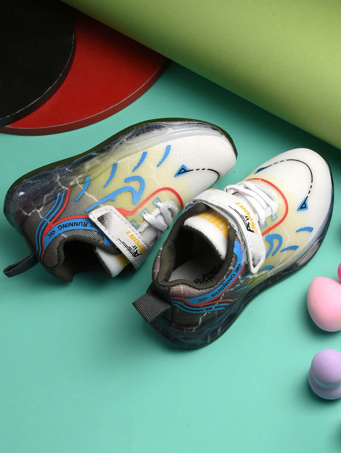 boys printed lace up sports shoe - 21925111 - Standard Image - 3
