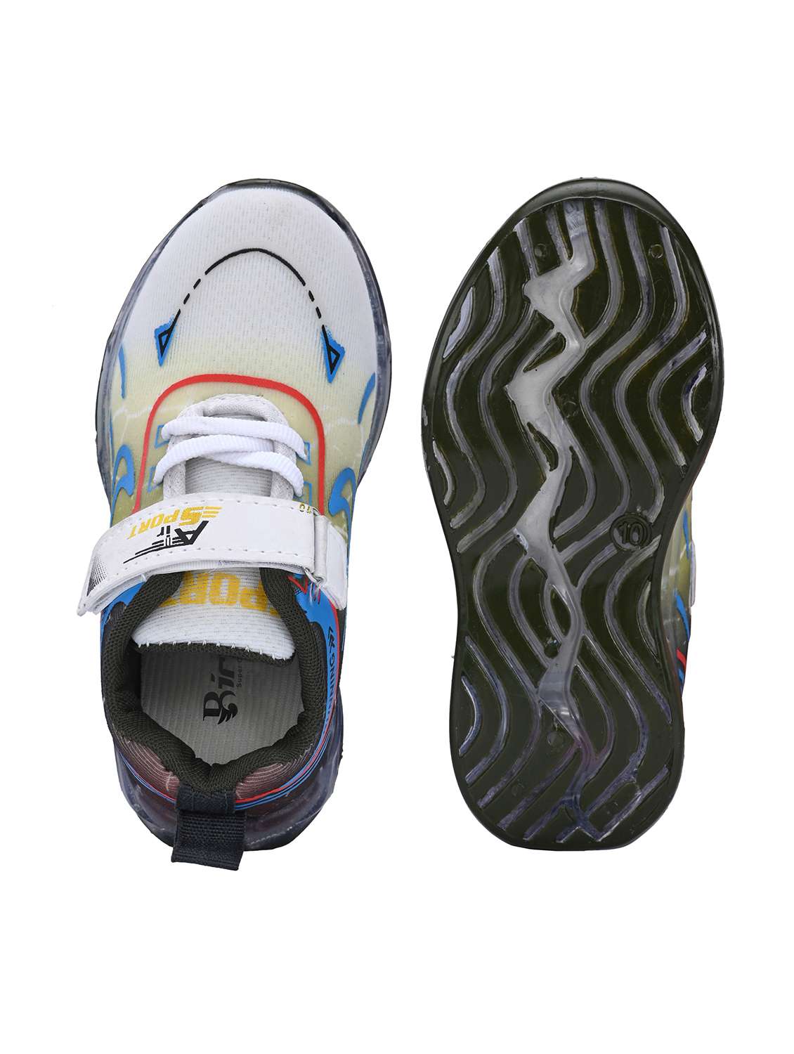 boys printed lace up sports shoe - 21925111 - Standard Image - 5