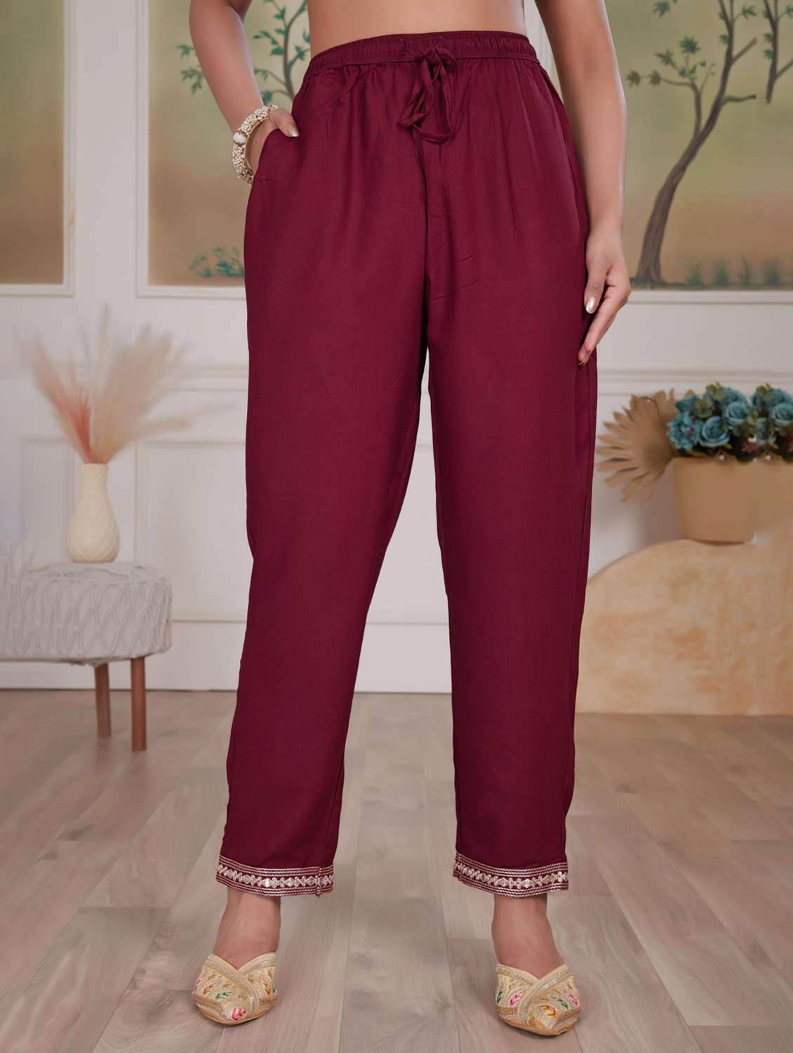 women three quarter sleeve kurta pant with dupatta set - 21925221 -  Standard Image - 3