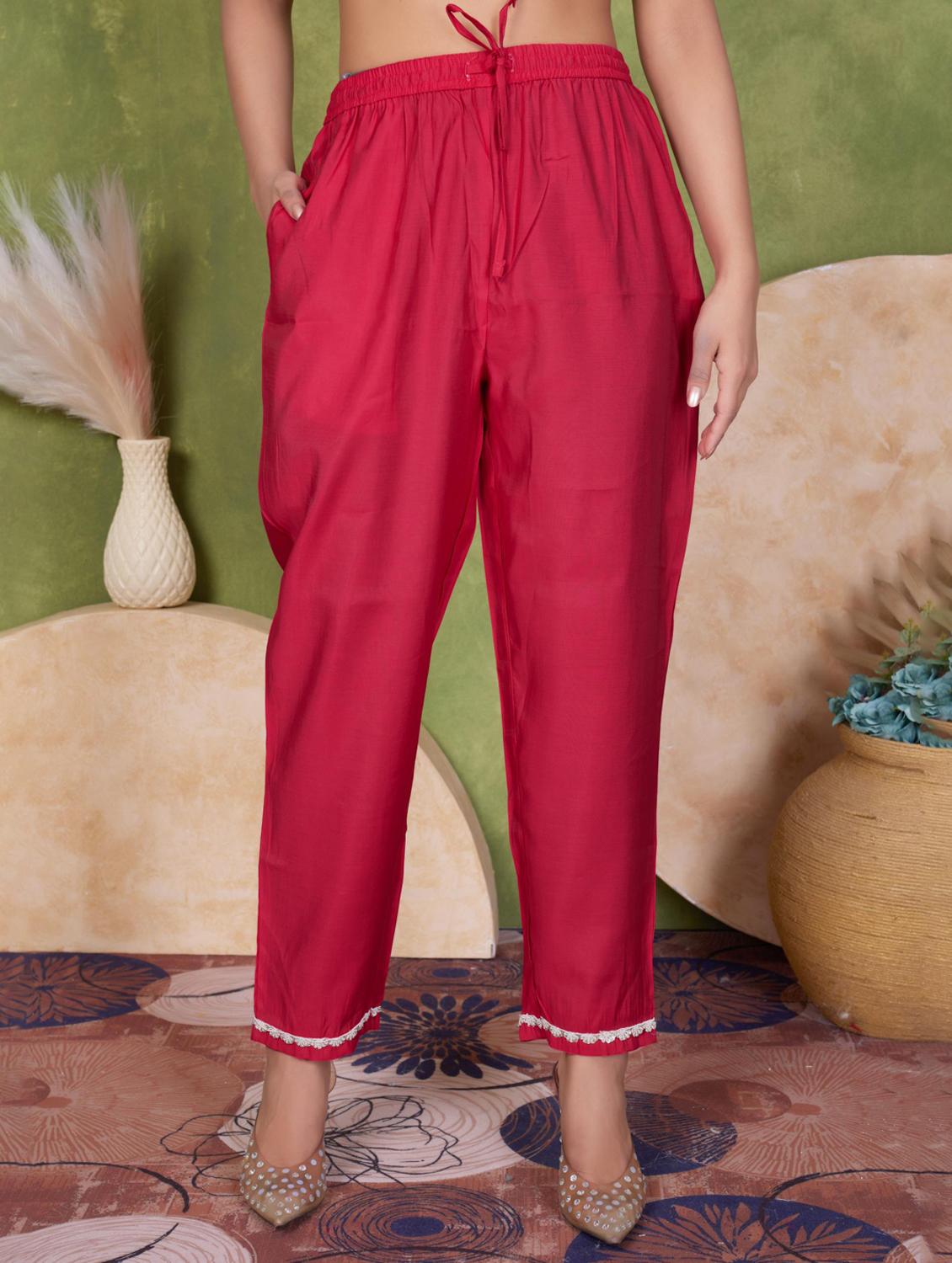 women three quarter sleeve kurta pant with dupatta set - 21925259 - Standard Image - 3
