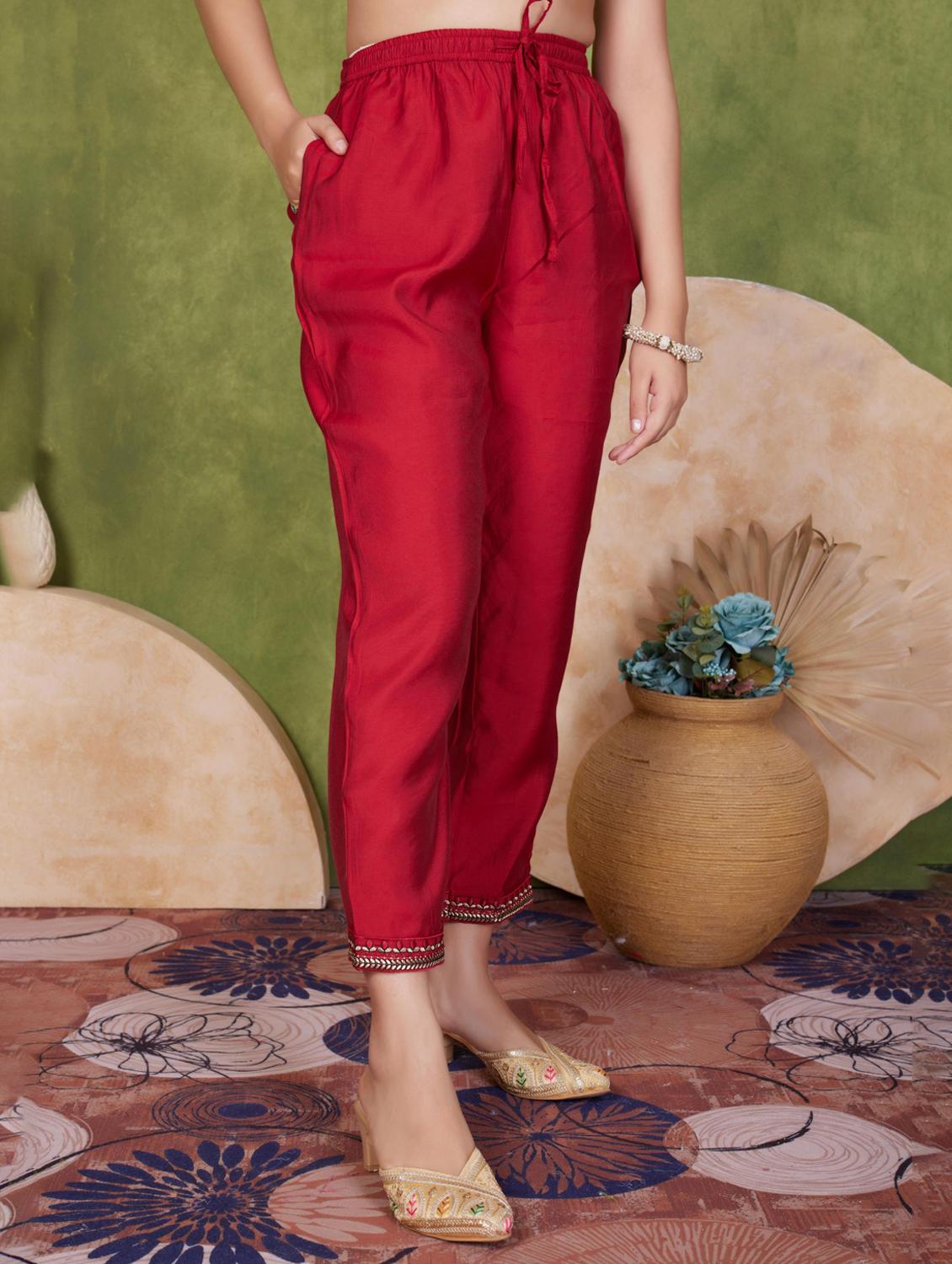 women three quarter sleeve kurta pant with dupatta set - 21925271 - Standard Image - 3
