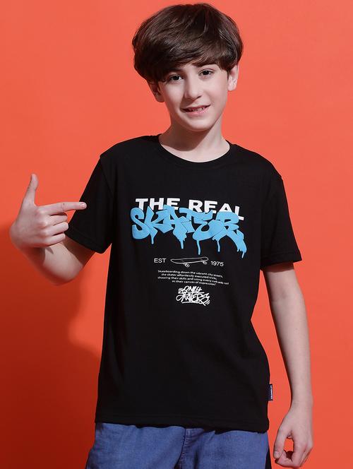 boys printed short sleeve regular fit t-shirt - 21925484 - Standard Image - 0