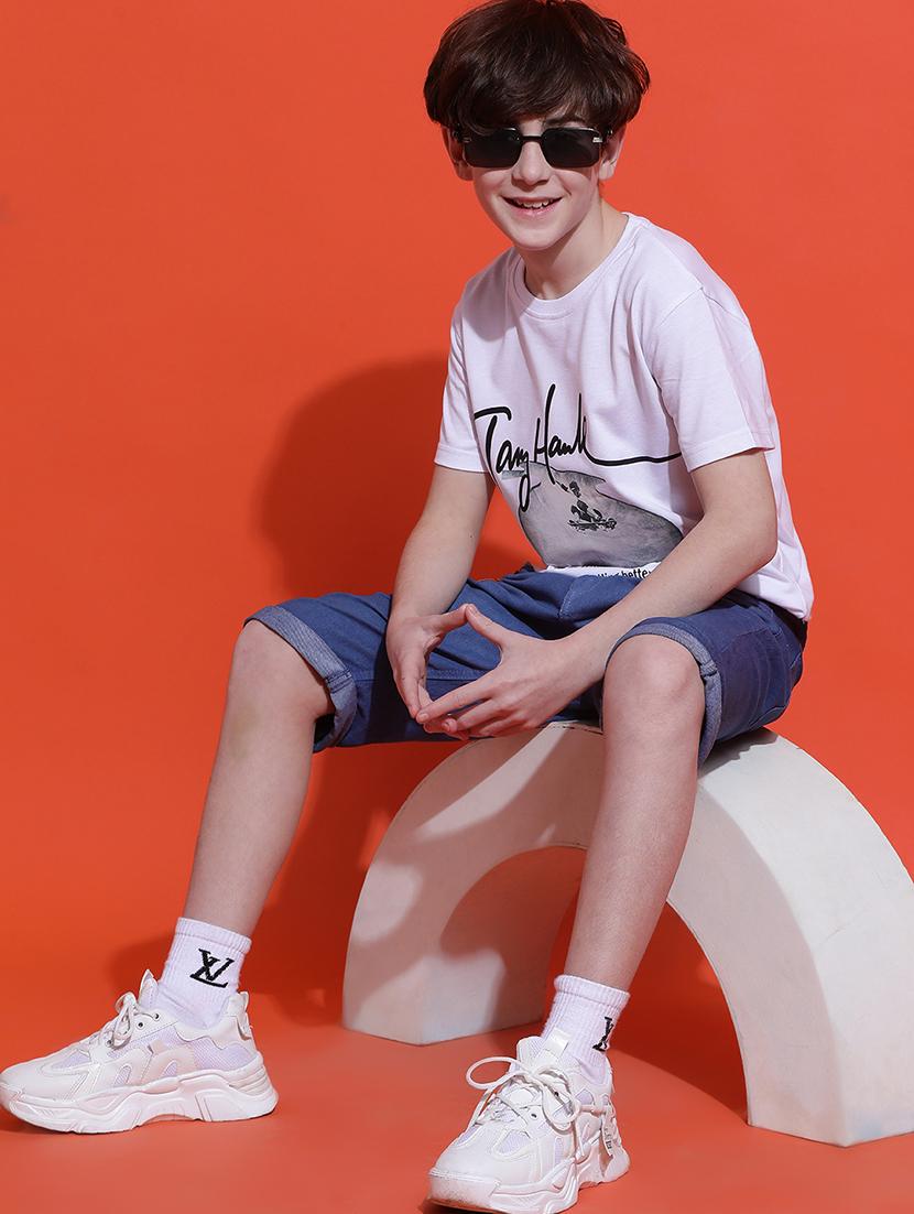 boys printed short sleeve regular fit t-shirt - 21925485 - Standard Image - 5