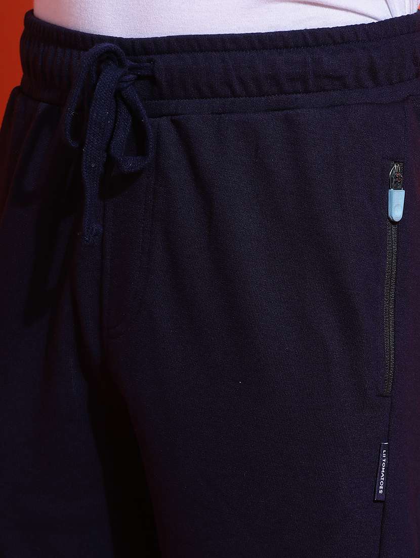 boys solid mid rise jogger - 21925494 -  Standard Image - 3