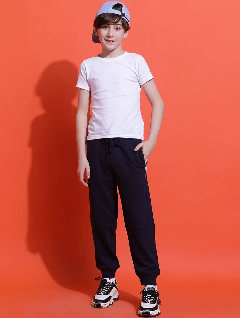 boys solid mid rise jogger - 21925494 -  Standard Image - 5