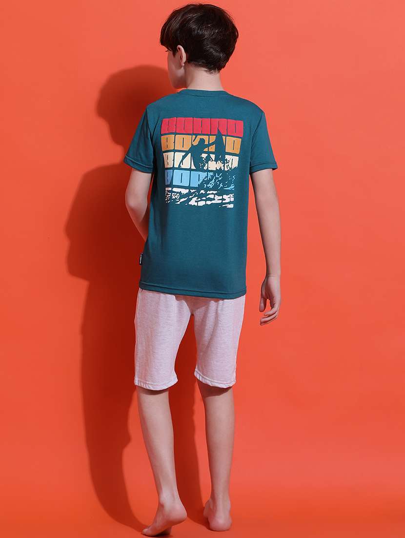 boys printed nightwear shorts set - 21925512 -  Standard Image - 3