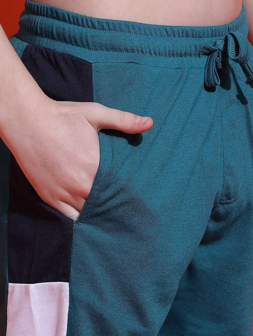 boys color blocked nightwear shorts set - 21925514 -  Standard Image - 5