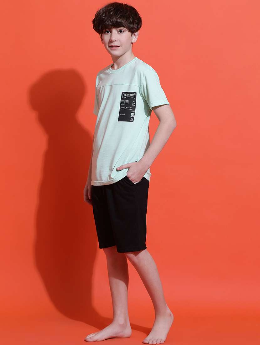 boys printed nightwear shorts set - 21925518 -  Standard Image - 3