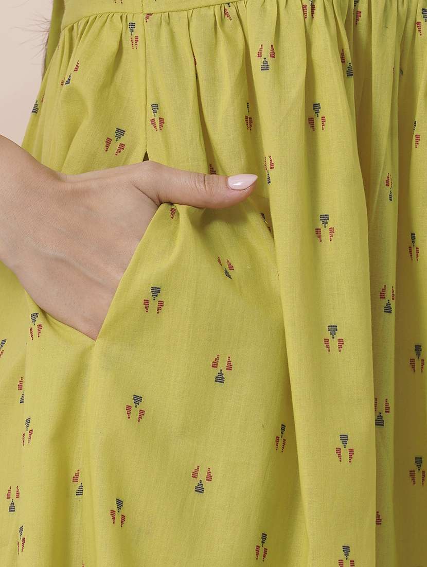 women printed sleveeless tiered dress - 21925703 - Standard Image - 5