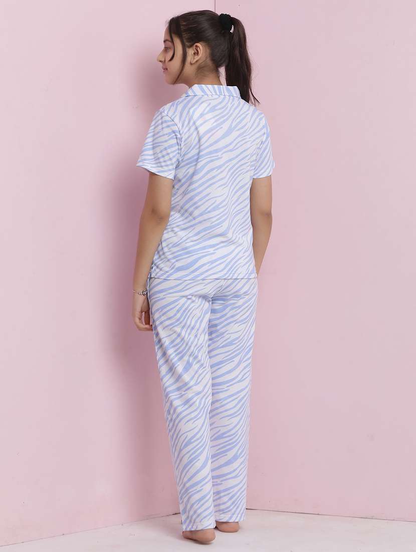 girls animal printed nightwear pyjama set - 21925735 -  Standard Image - 3