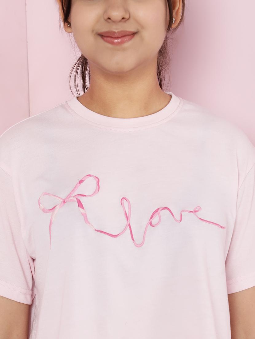 girls printed short sleeve crop tee - 21925818 - Standard Image - 5