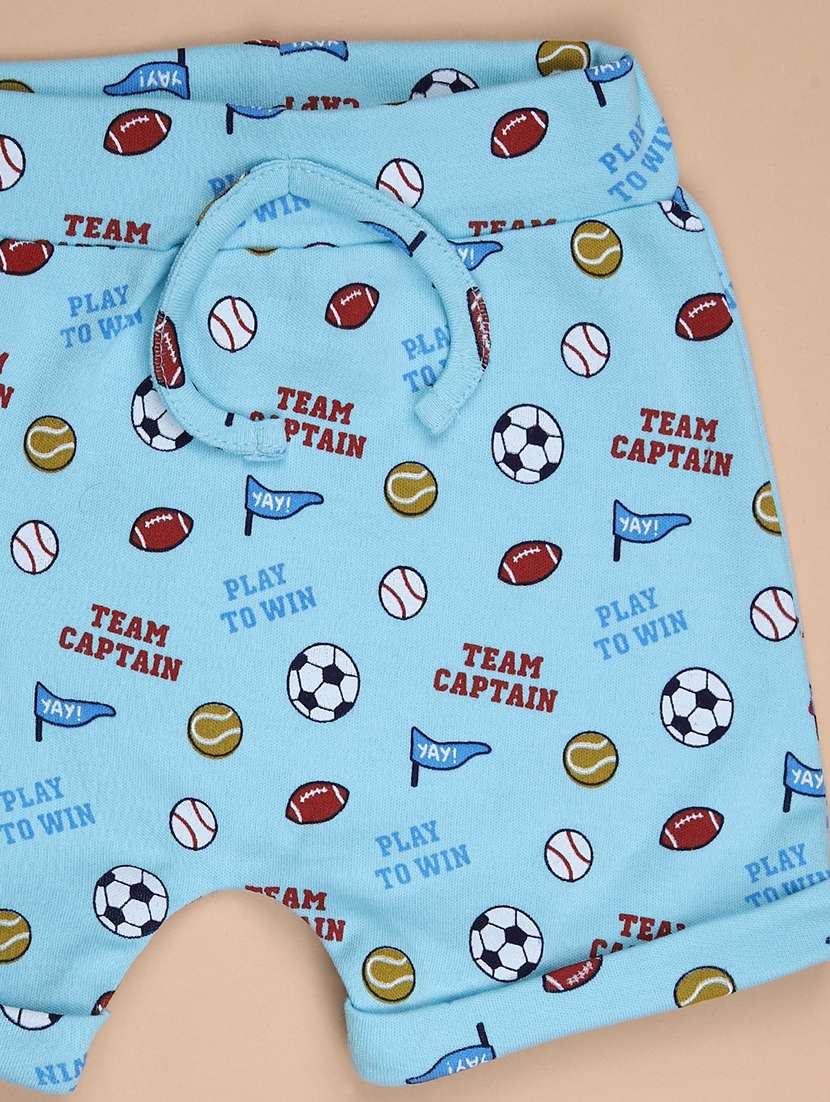 kids pack of 2 printed mid rise shorts  - 21925889 -  Standard Image - 3