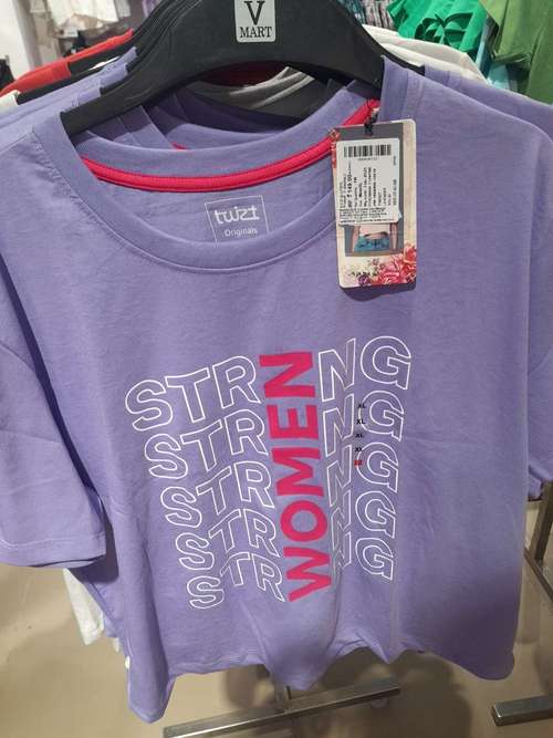 lavender poly cotton tee - 21925890 -  Standard Image - 0