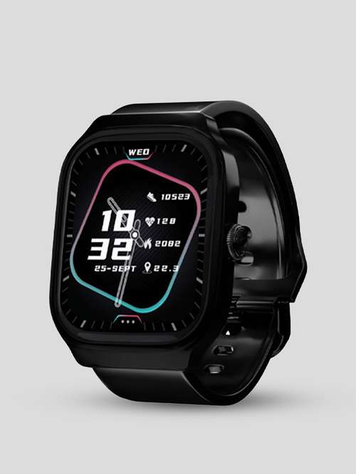 snapup fusion bluetooth calling smart watch (electric black) - 21925900 -  Standard Image - 0
