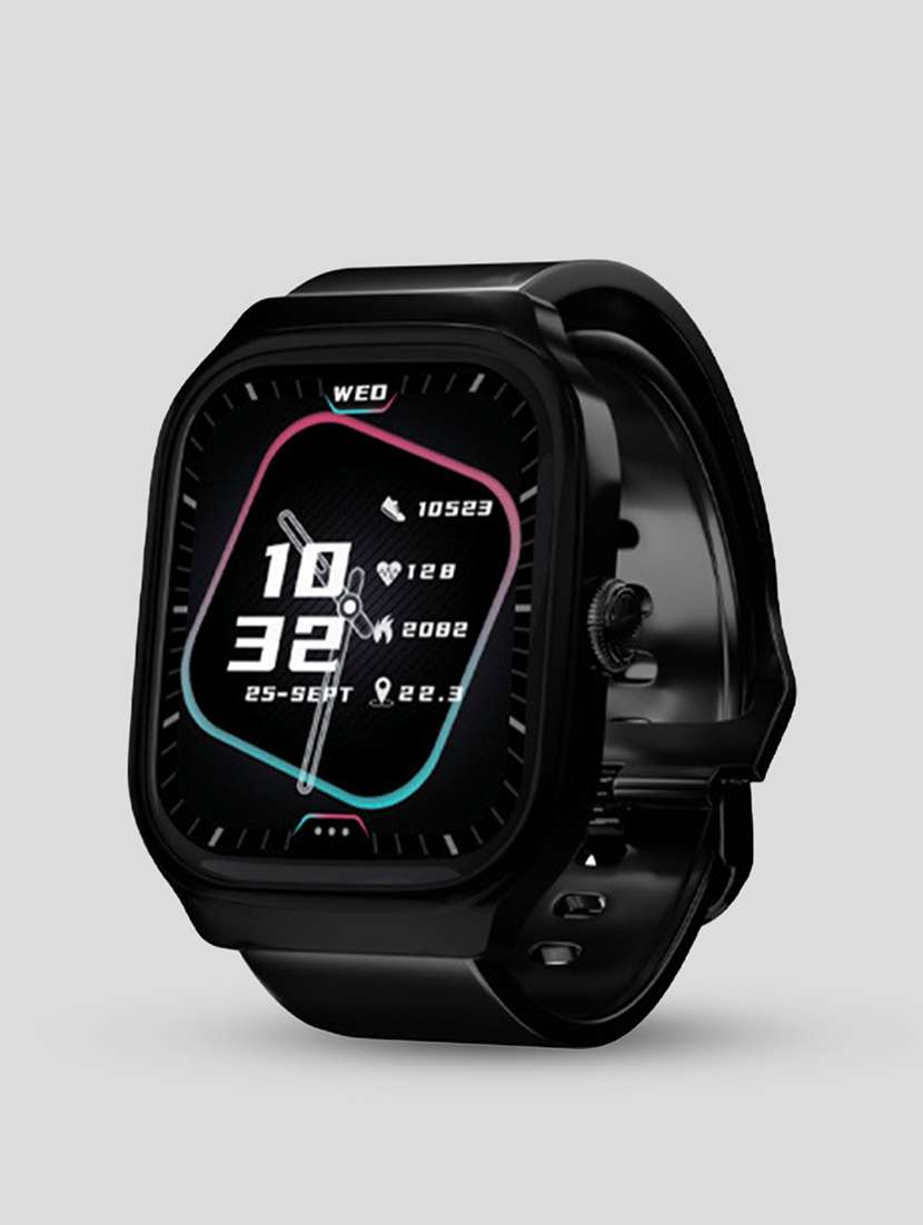 snapup fusion bluetooth calling smart watch (electric black)
