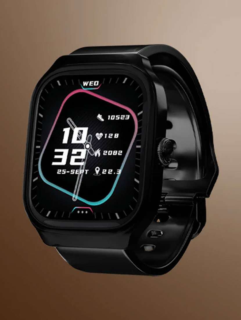 snapup fusion bluetooth calling smart watch (electric black) - 21925900 -  Standard Image - 5