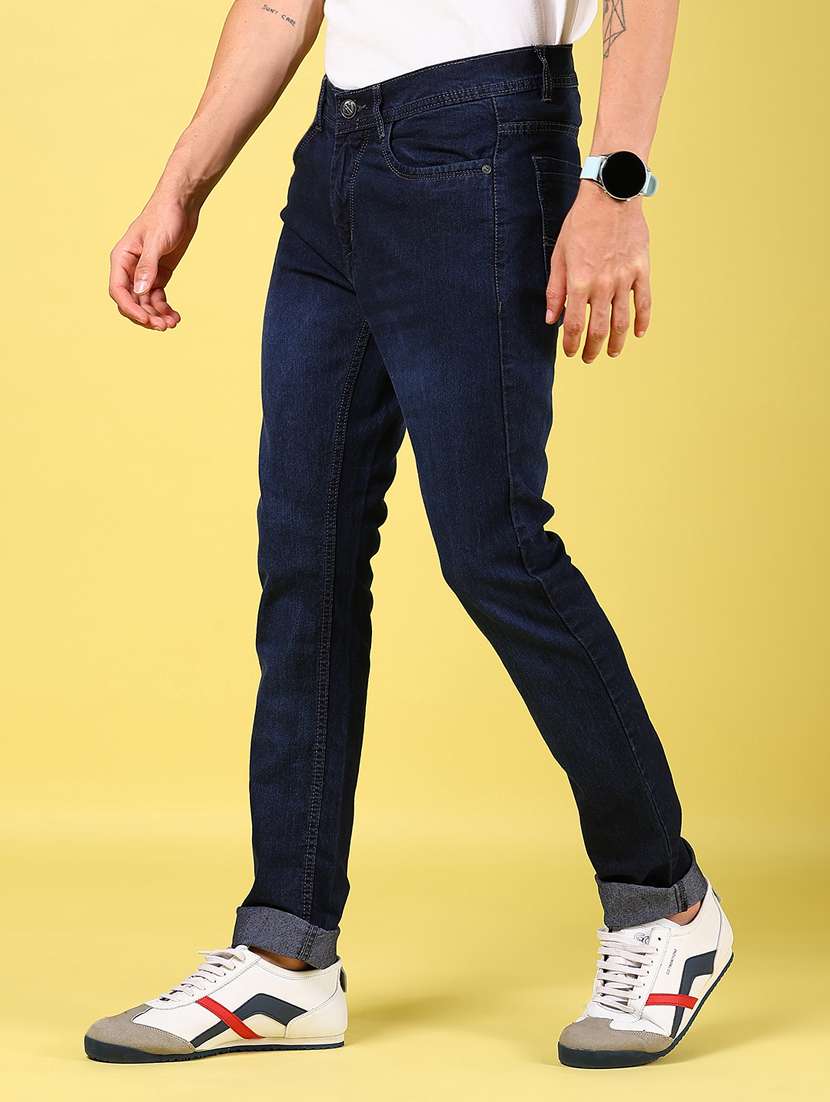 men solid mid rise slim fit jean - 21925903 -  Standard Image - 3