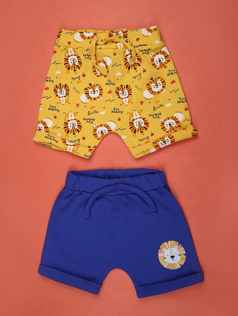 kids pack of 2 printed mid rise shorts  - 21925967 -  Zoom Image - 0