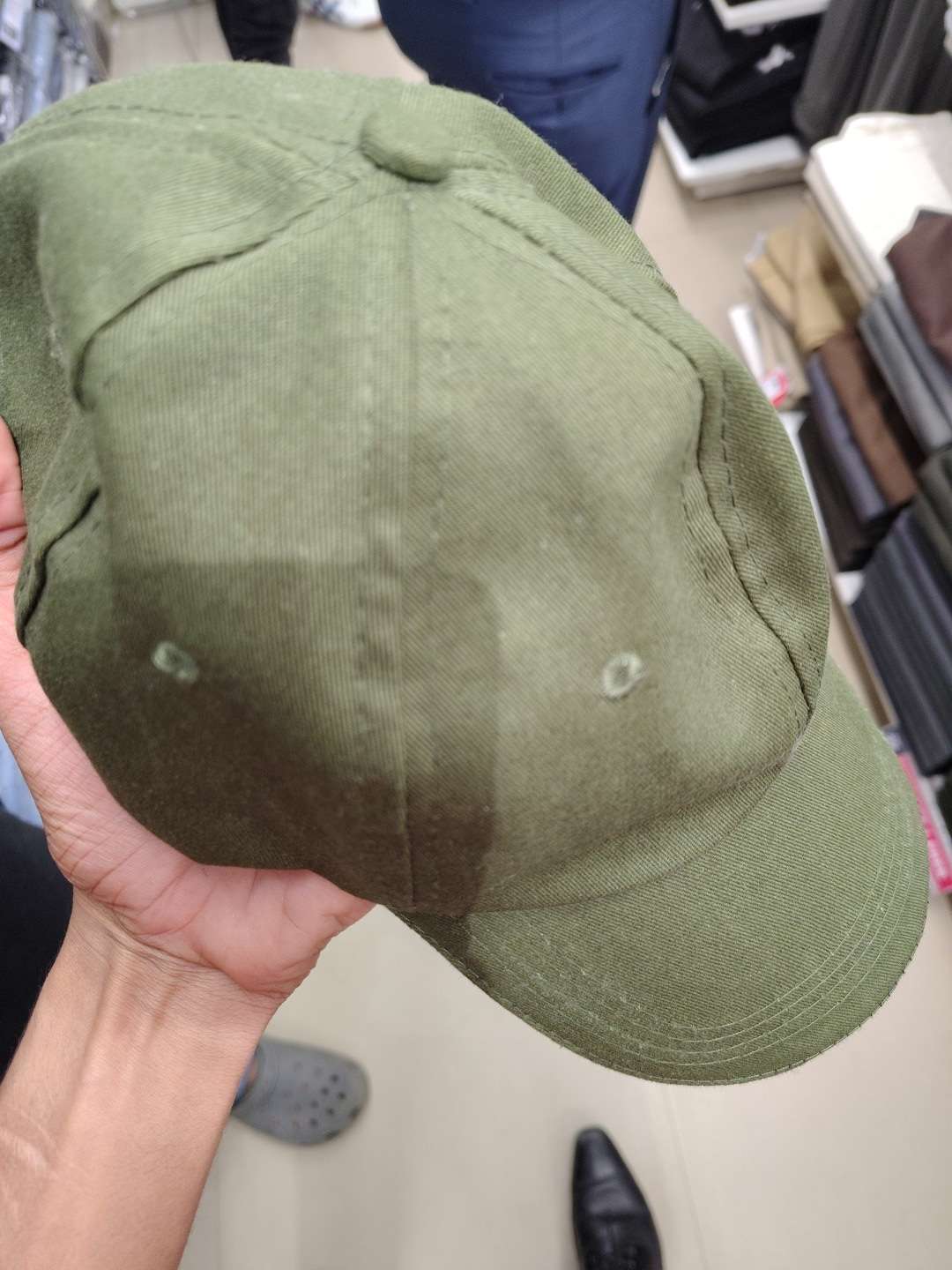 olive twill cap - 21925977 -  Zoom Image - 0