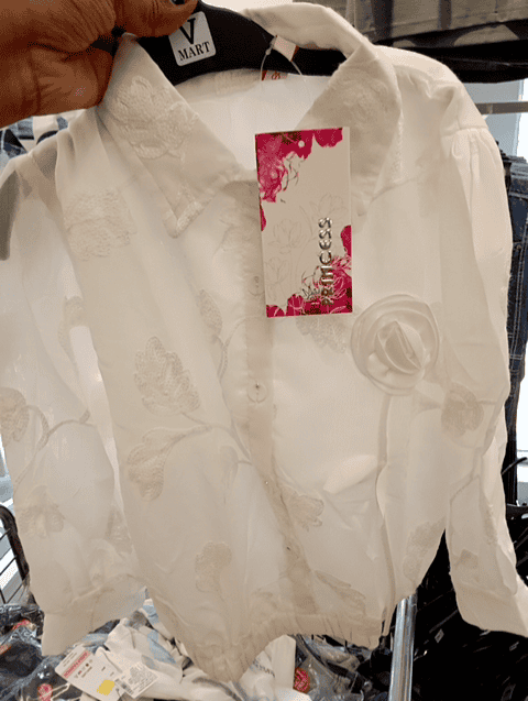 off white textured top - 21926076 - Standard Image - 0